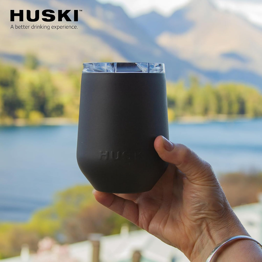 Wine Tumbler 2.0 | NEW | Award-winning Design with Detachable Stem | Premium Stainless Steel Wine Glass with Lid | Triple Insulated Tumbler | 12oz Capacity | Great Gift (Brushed Stainless)
